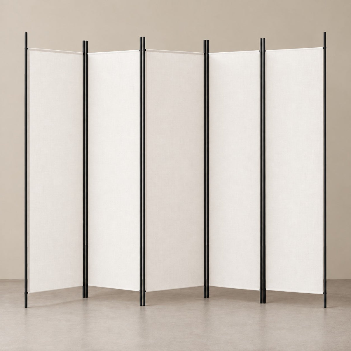 Paravent Tissu Blanc