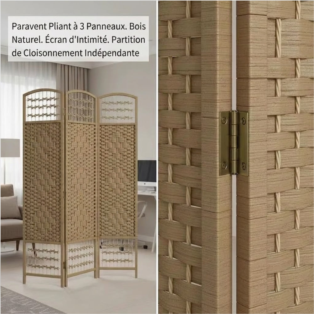 Paravent Cannage Pliable