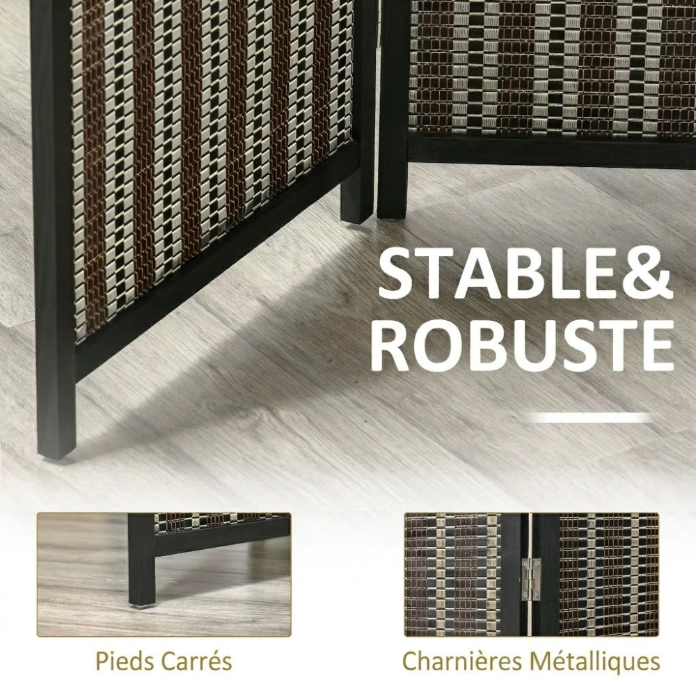 Paravent Bambou Design Pliable