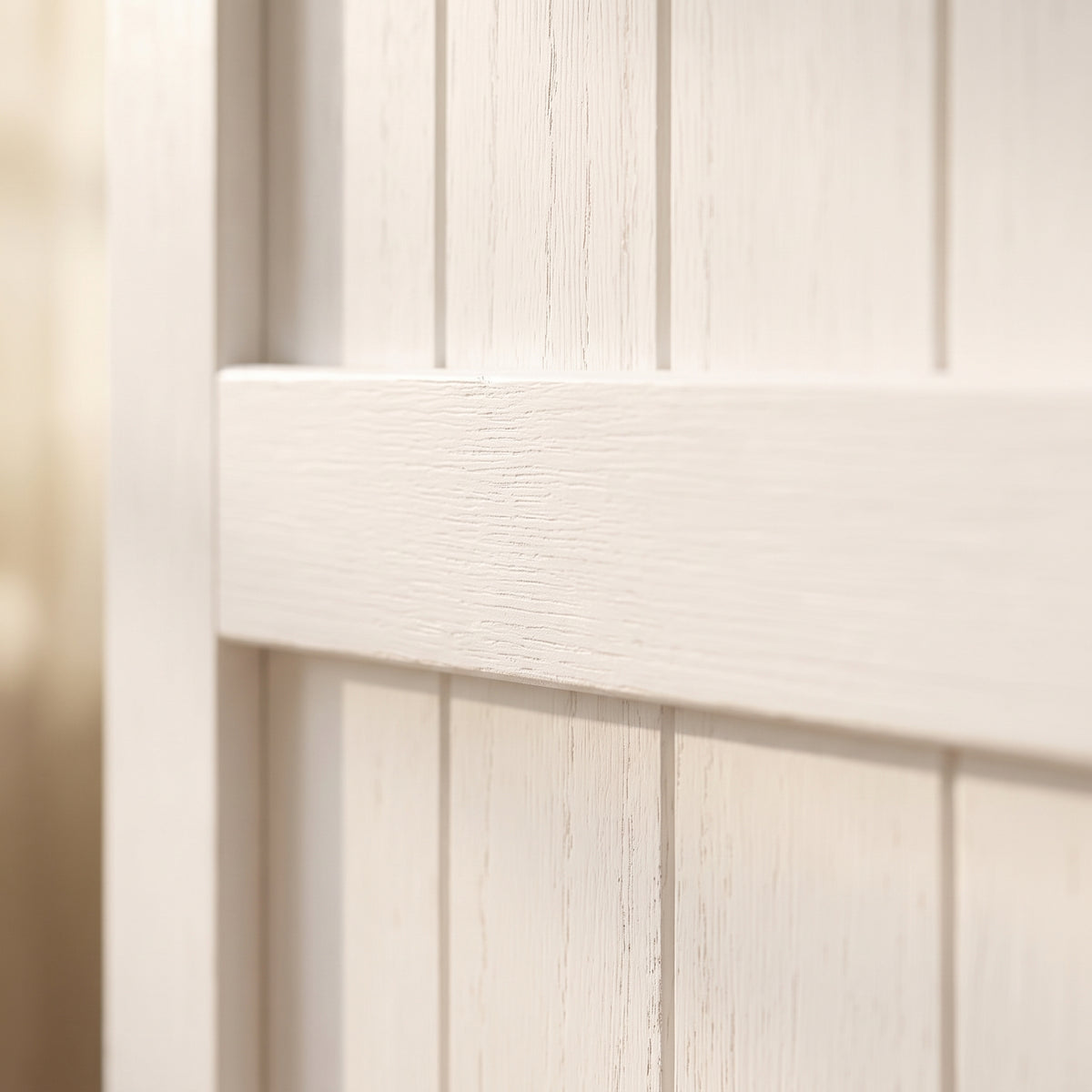Paravent Bois Chambre, gros plan sur la matière