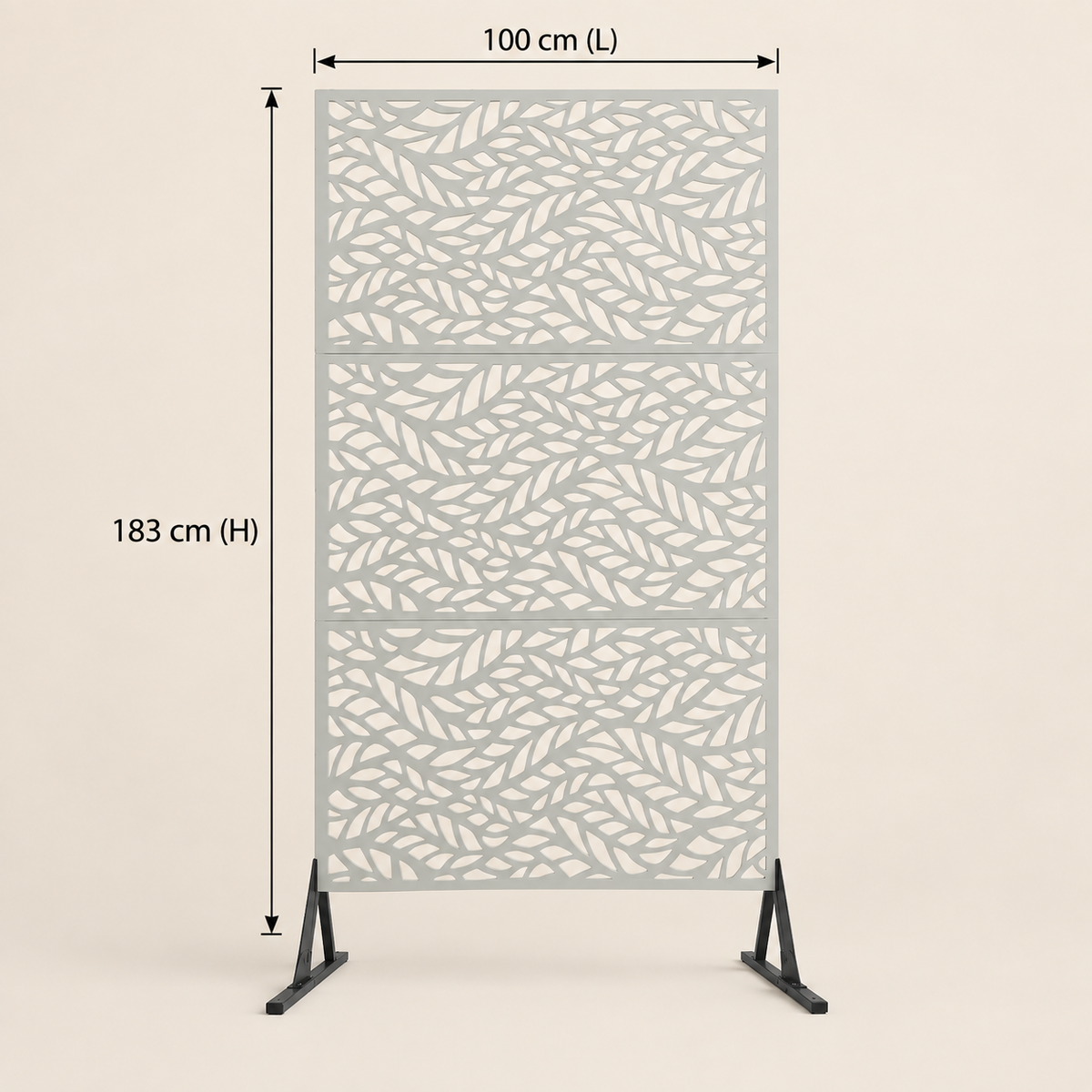 Dimensions 100 cm largeur et 183 cm hauteur