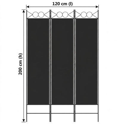 Paravent Noir Chambre