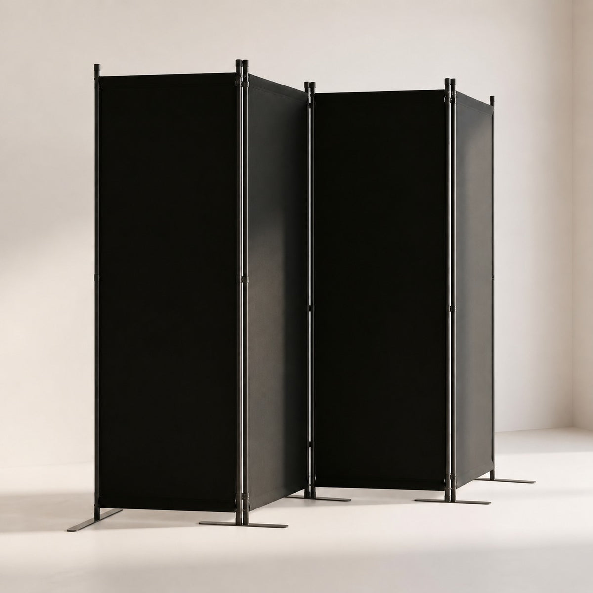 Paravent Noir Pliable