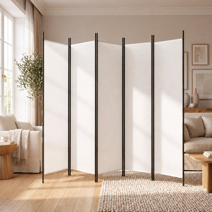 Paravent Tissu Blanc