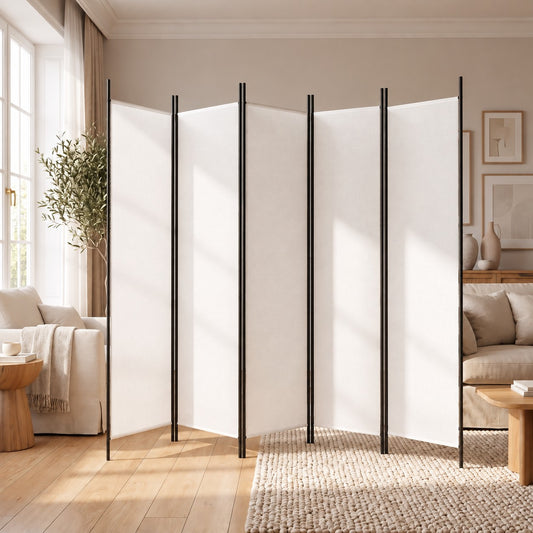 Paravent Tissu Blanc