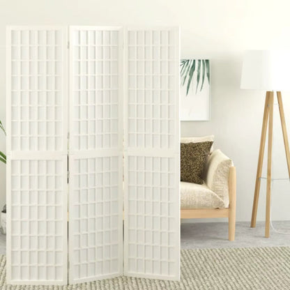 Paravent Blanc Bois Design