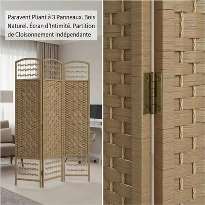 Paravent Cannage Pliable