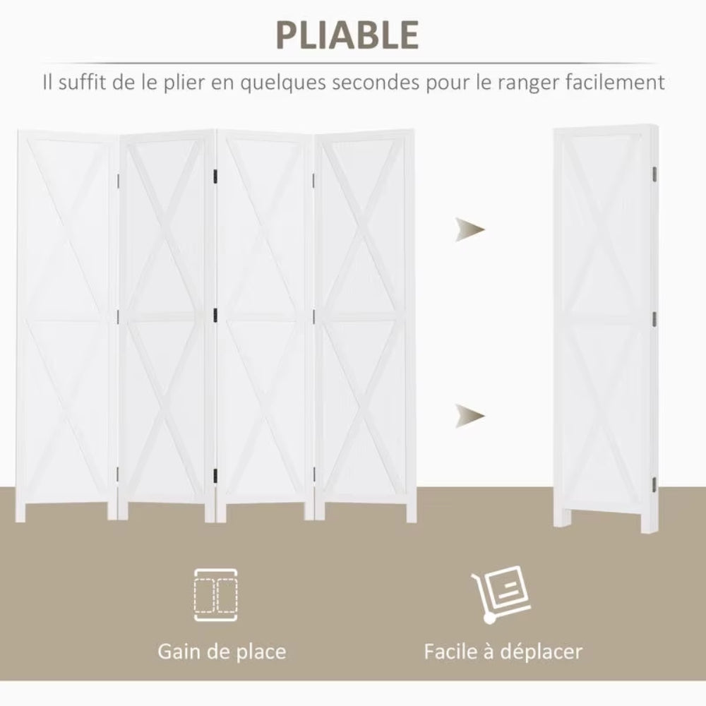 Paravent Intérieur Pliable Bureau