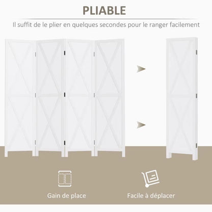 Paravent Intérieur Pliable Bureau