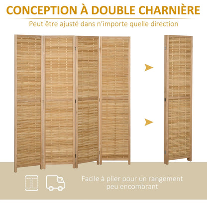 Paravent Bambou Chambre Bureau