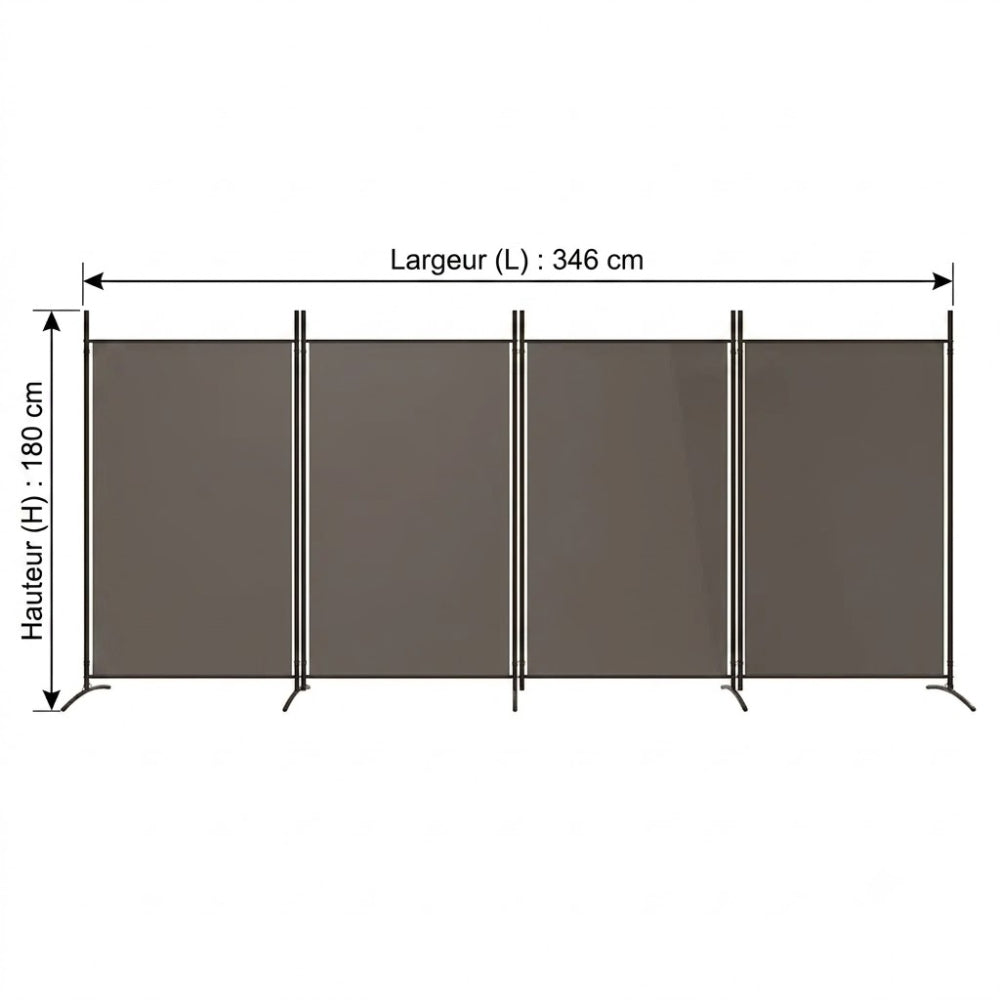 Paravent Tissu Pliable
