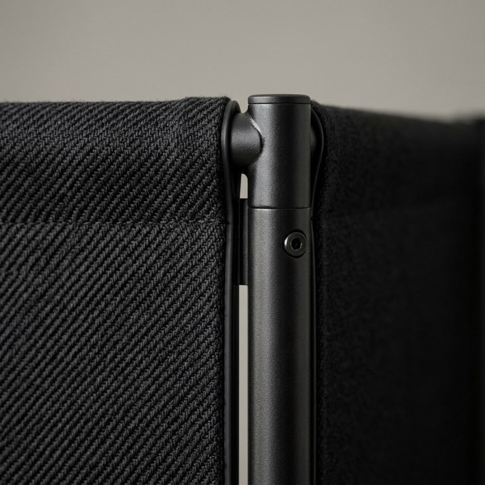 Paravent Noir Pliable