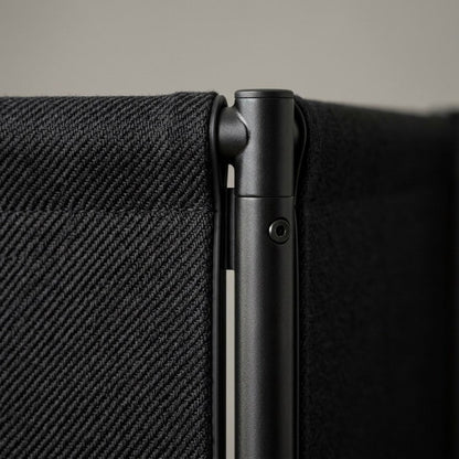 Paravent Noir Pliable