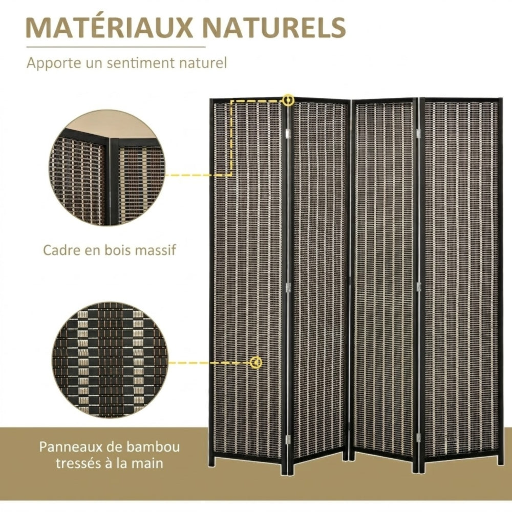 Paravent Bambou Design Pliable