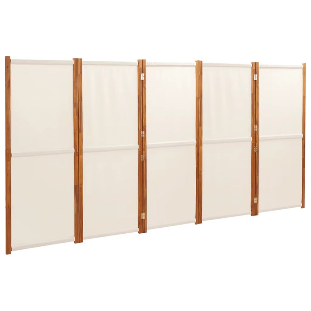 Paravent Tissu Bois