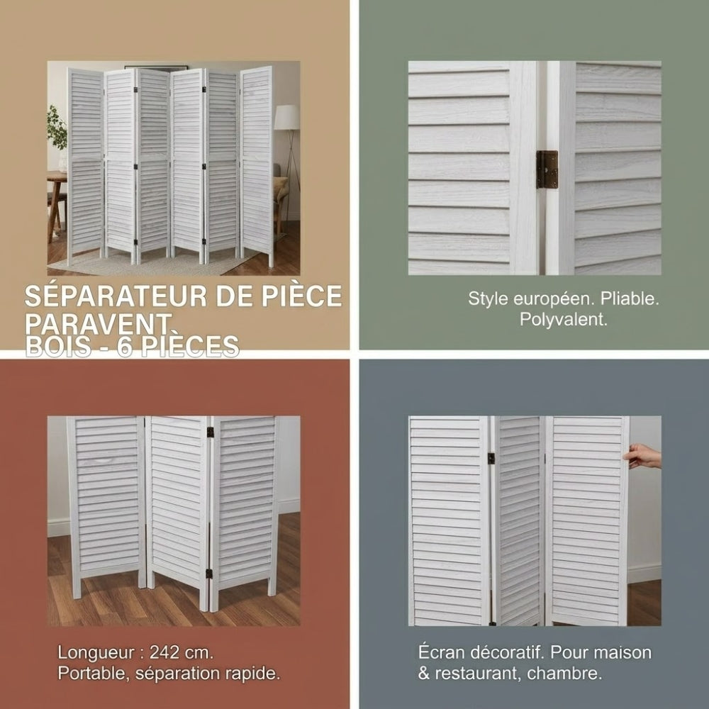 Paravent Bois Design Bureau