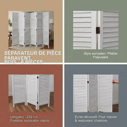 Paravent Bois Design Bureau