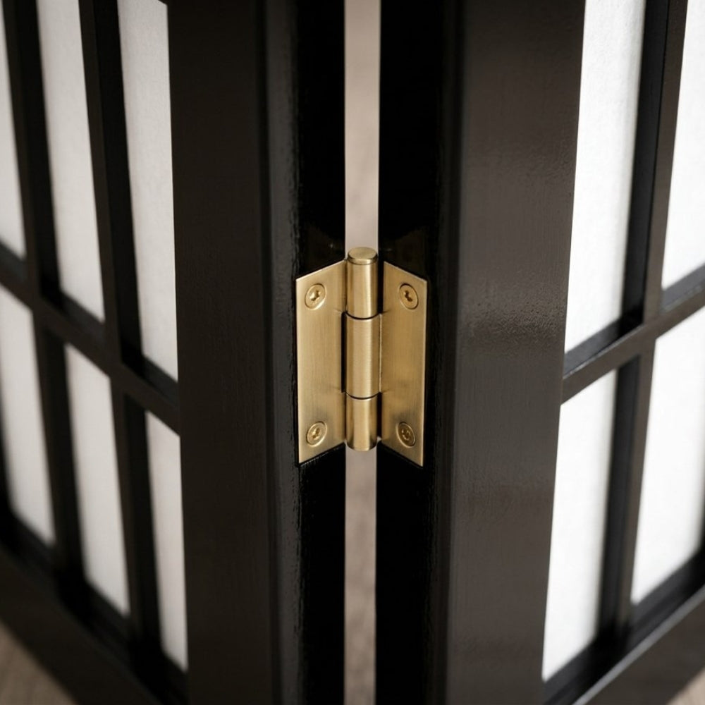 Paravent Noir Bois Intérieur