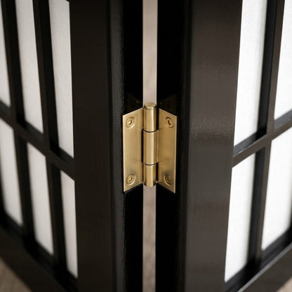 Paravent Noir Bois Intérieur