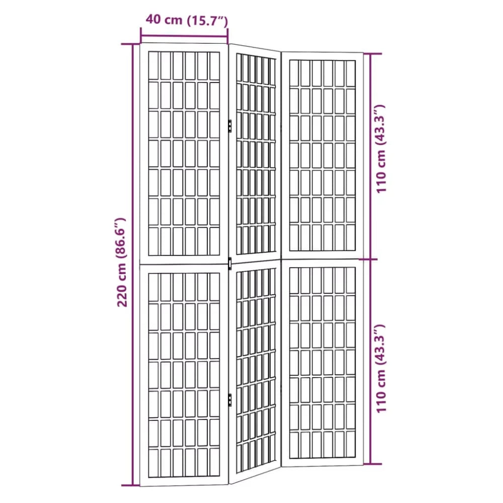 Paravent Noir Bois Intérieur