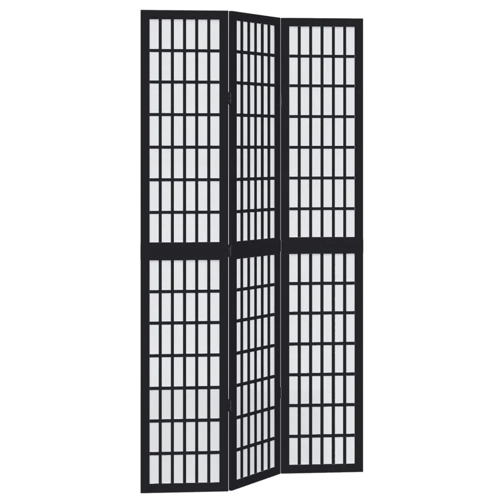 Paravent Noir Bois Intérieur