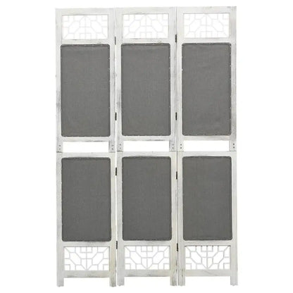 Paravent Tissu Bois Design