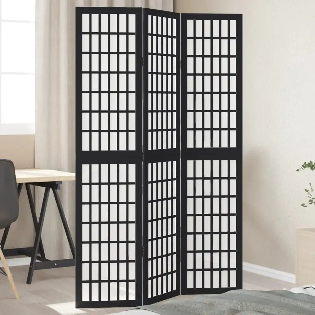 Paravent Noir Bois Intérieur