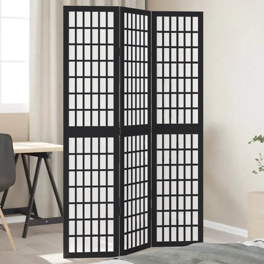 Paravent Noir Bois Intérieur