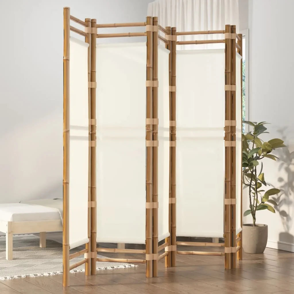 Paravent Bambou Blanc