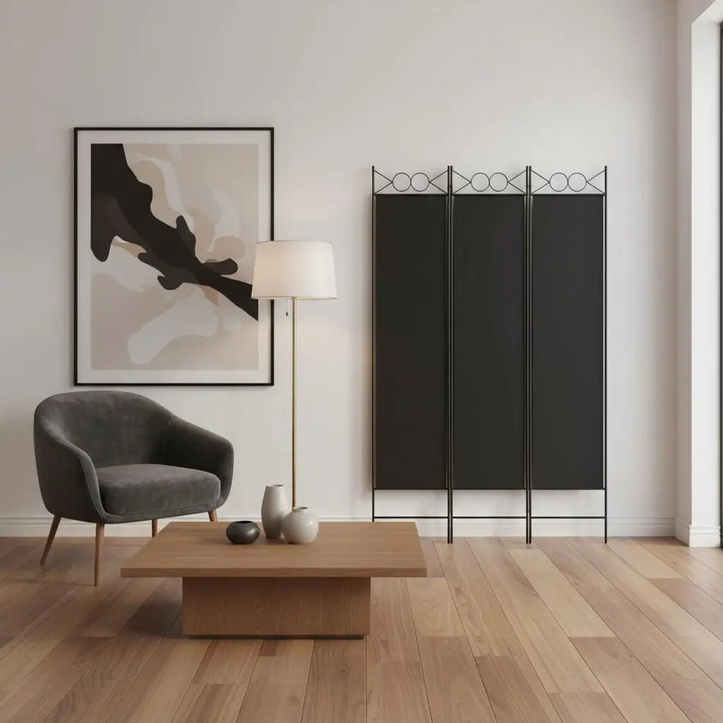 Paravent Noir Chambre