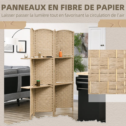 Paravent Bois Intérieur Pliable