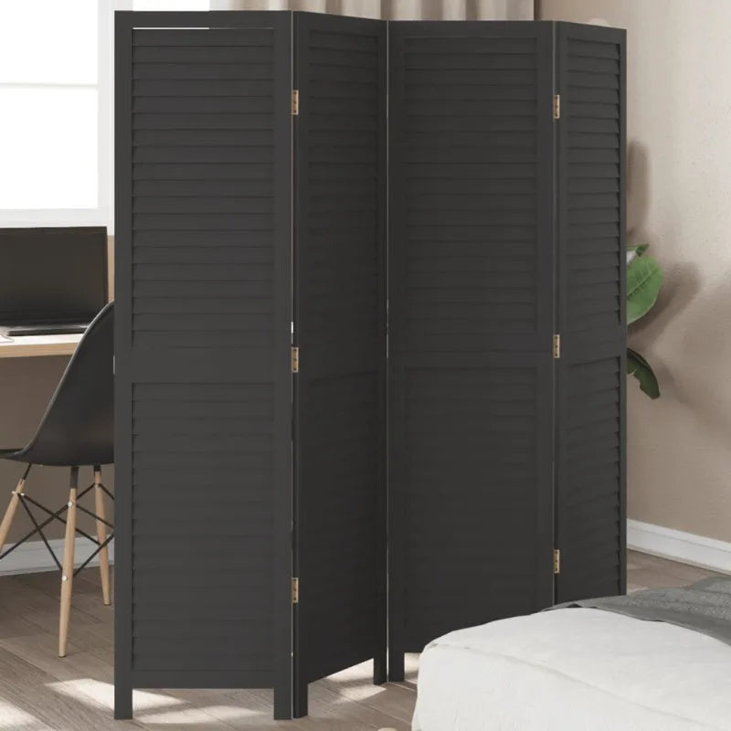 Paravent Bureau Noir