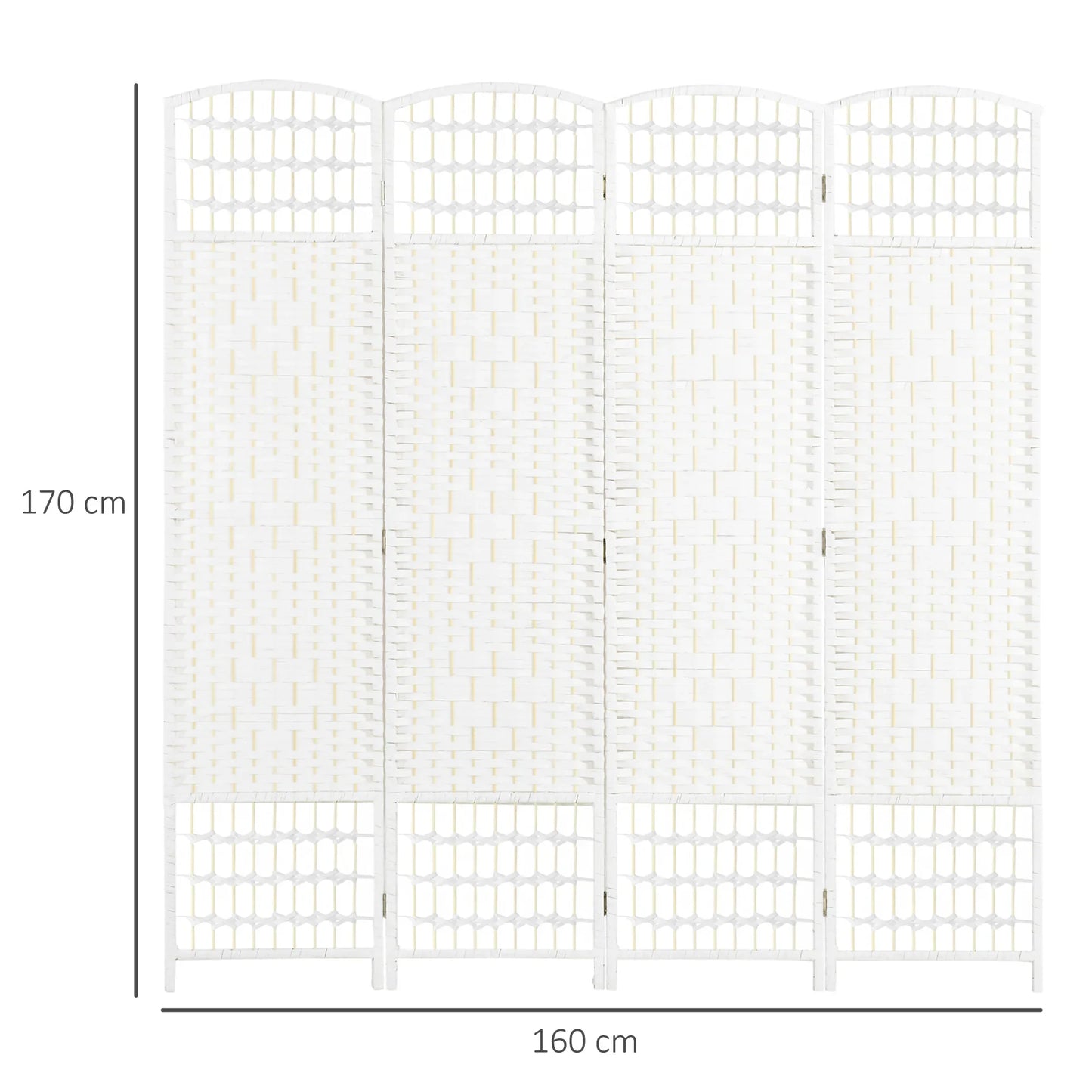 Paravent Pliable Blanc