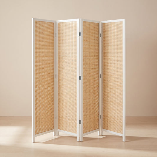 Paravent Bambou Bureau vu de trois quarts