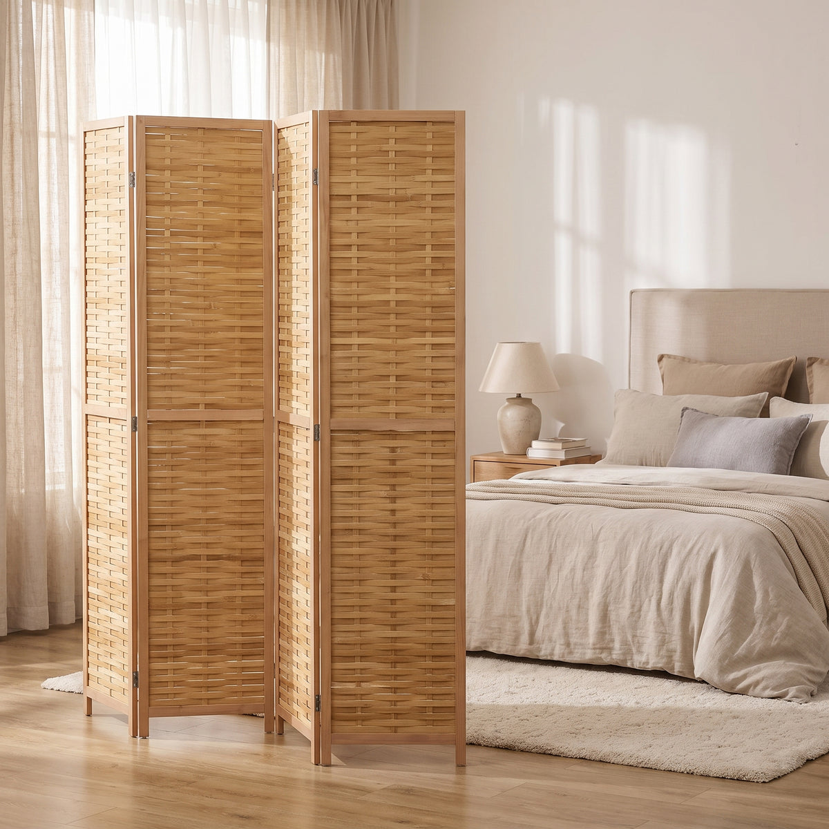 Paravent Bambou Chambre dans son environnement