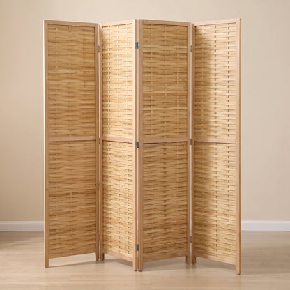 Paravent Bambou Chambre vu de trois quarts