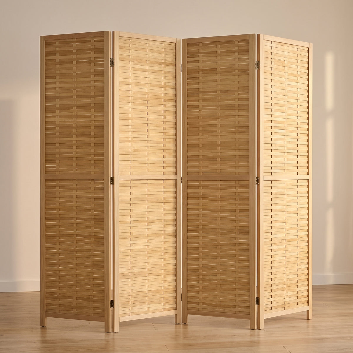 Paravent Bambou Chambre Bureau vu de trois quarts