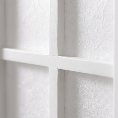 Paravent Blanc Bois Design, gros plan sur la matière