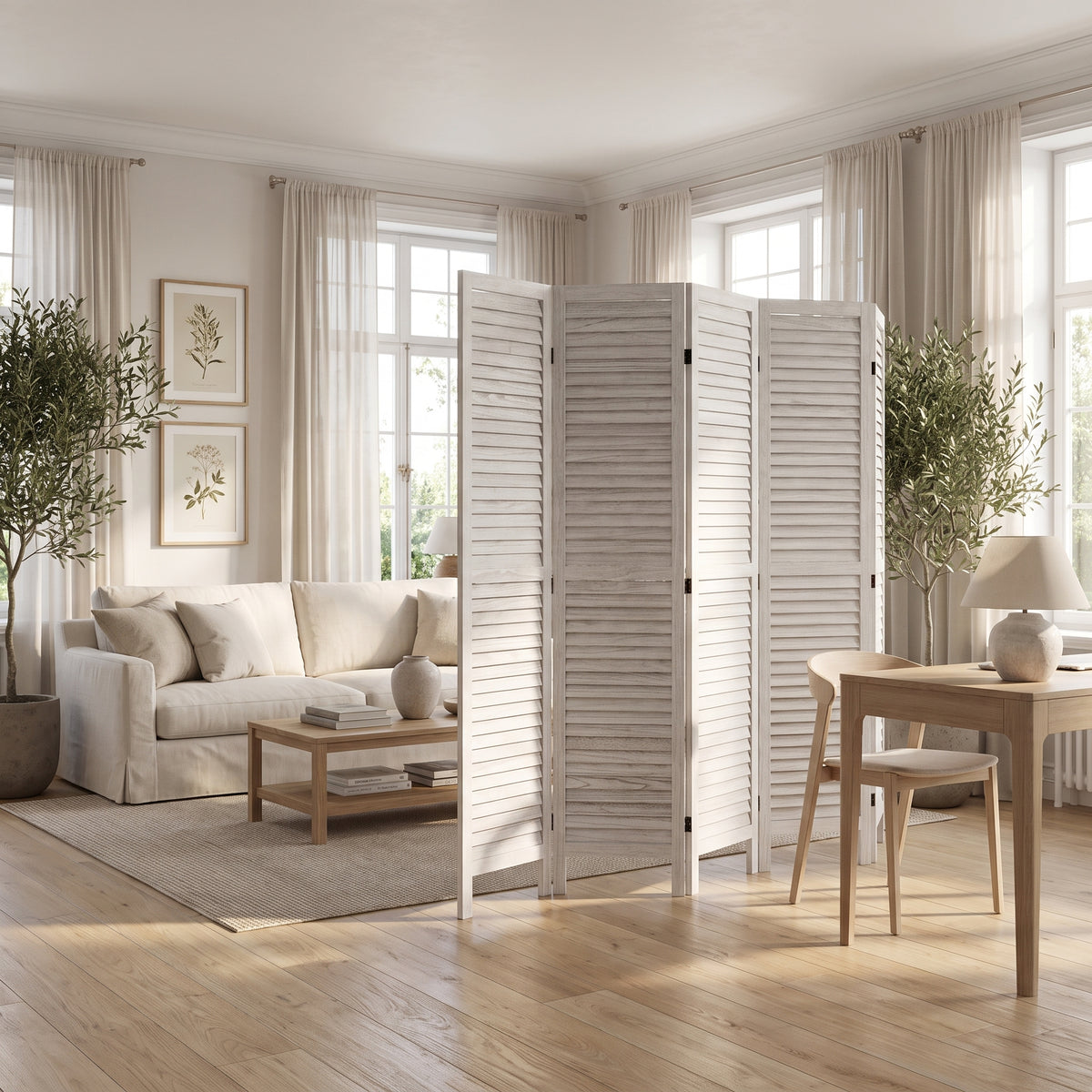 Paravent Bois Design Bureau dans son environnement