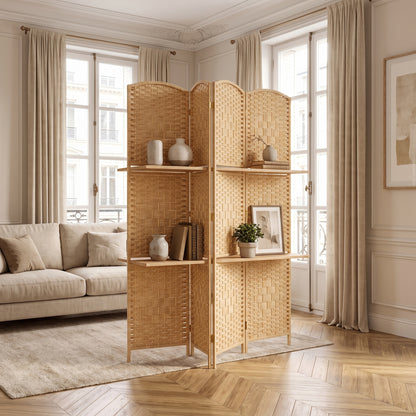 Paravent Bois Intérieur Pliable dans son environnement