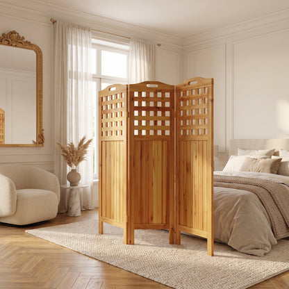 Paravent Bois Solide Chambre dans son environnement