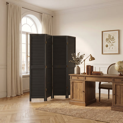 Paravent Bureau Noir dans son environnement