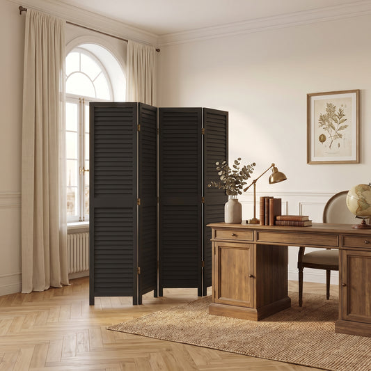 Paravent Bureau Noir dans son environnement