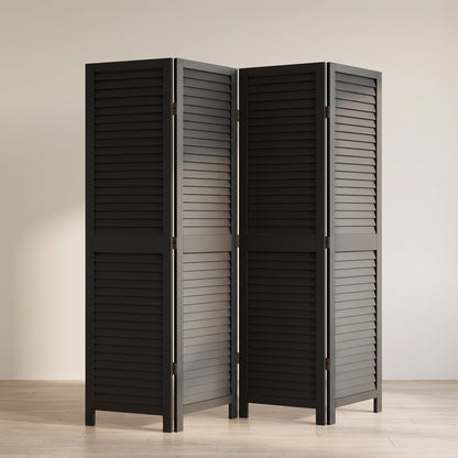 Paravent Bureau Noir vu de trois quarts