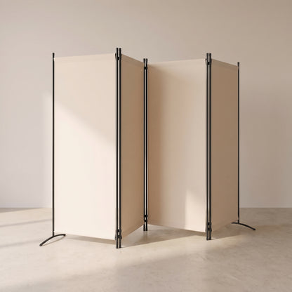 Paravent Bureau Tissu Chambre vu de trois quarts