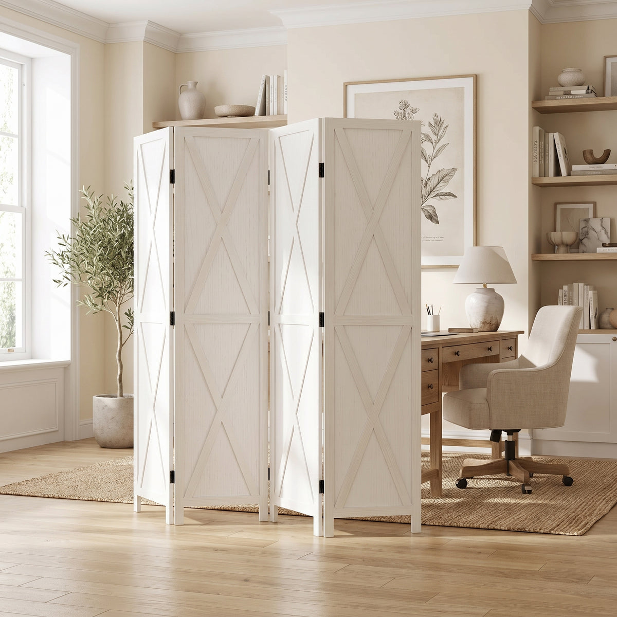 Paravent Intérieur Pliable Bureau dans son environnement