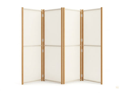 Paravent Blanc Bois